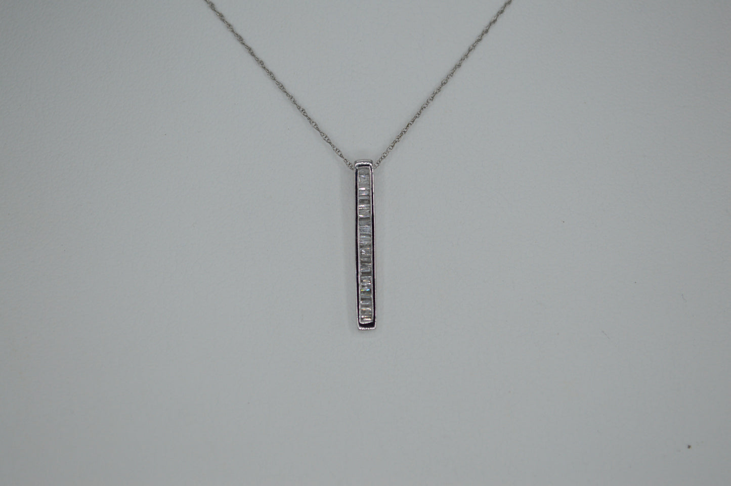 White Gold & Diamond Necklace