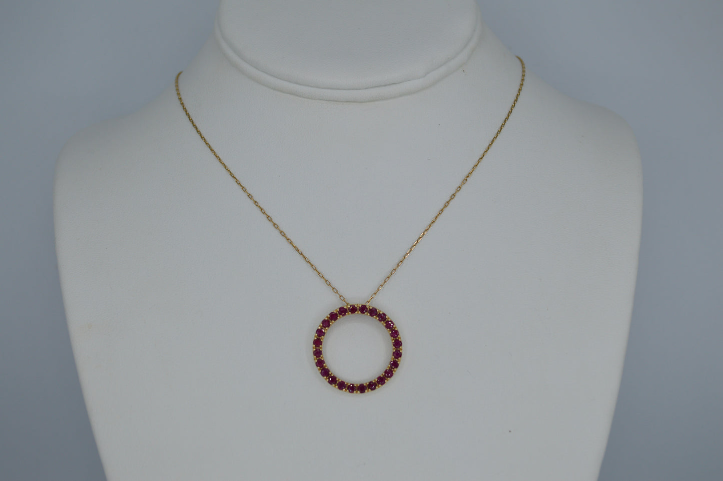 Ruby Orbit Necklace