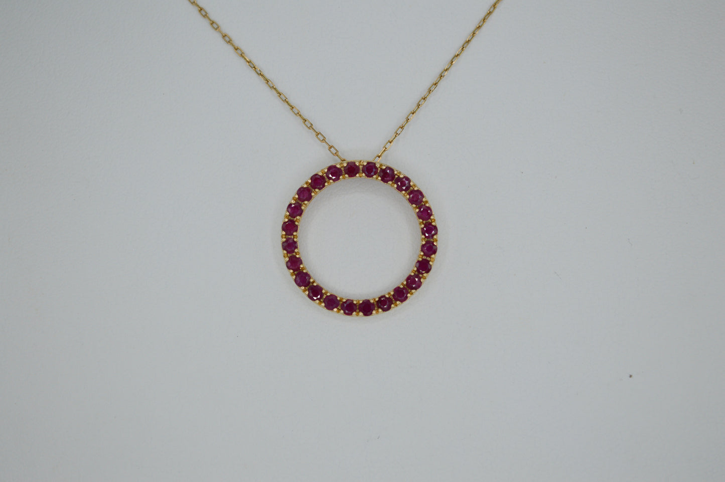 Ruby Orbit Necklace