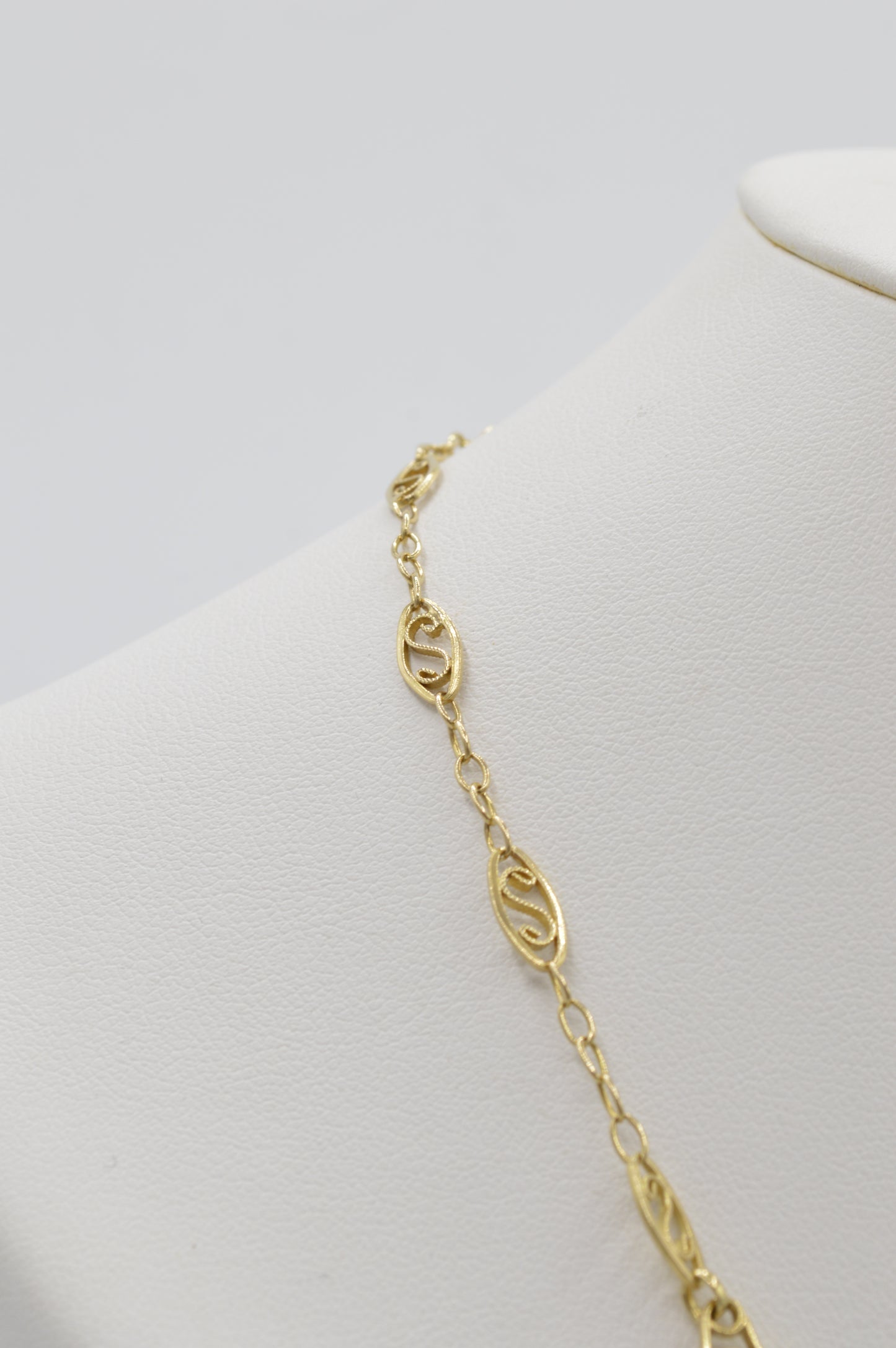 Cleopatra Filigree Necklace, 18k