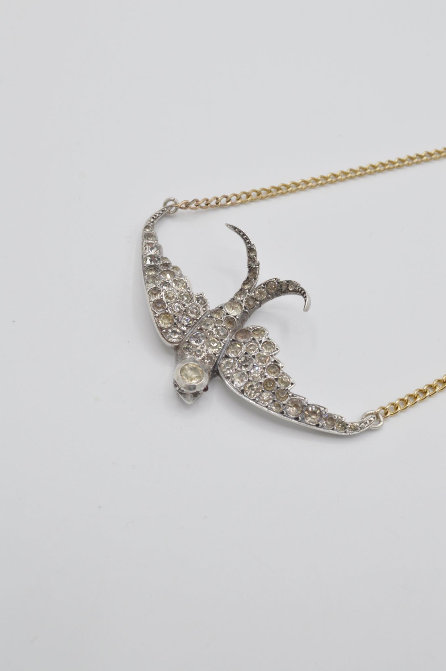 Vintage Silver & Paste Necklace