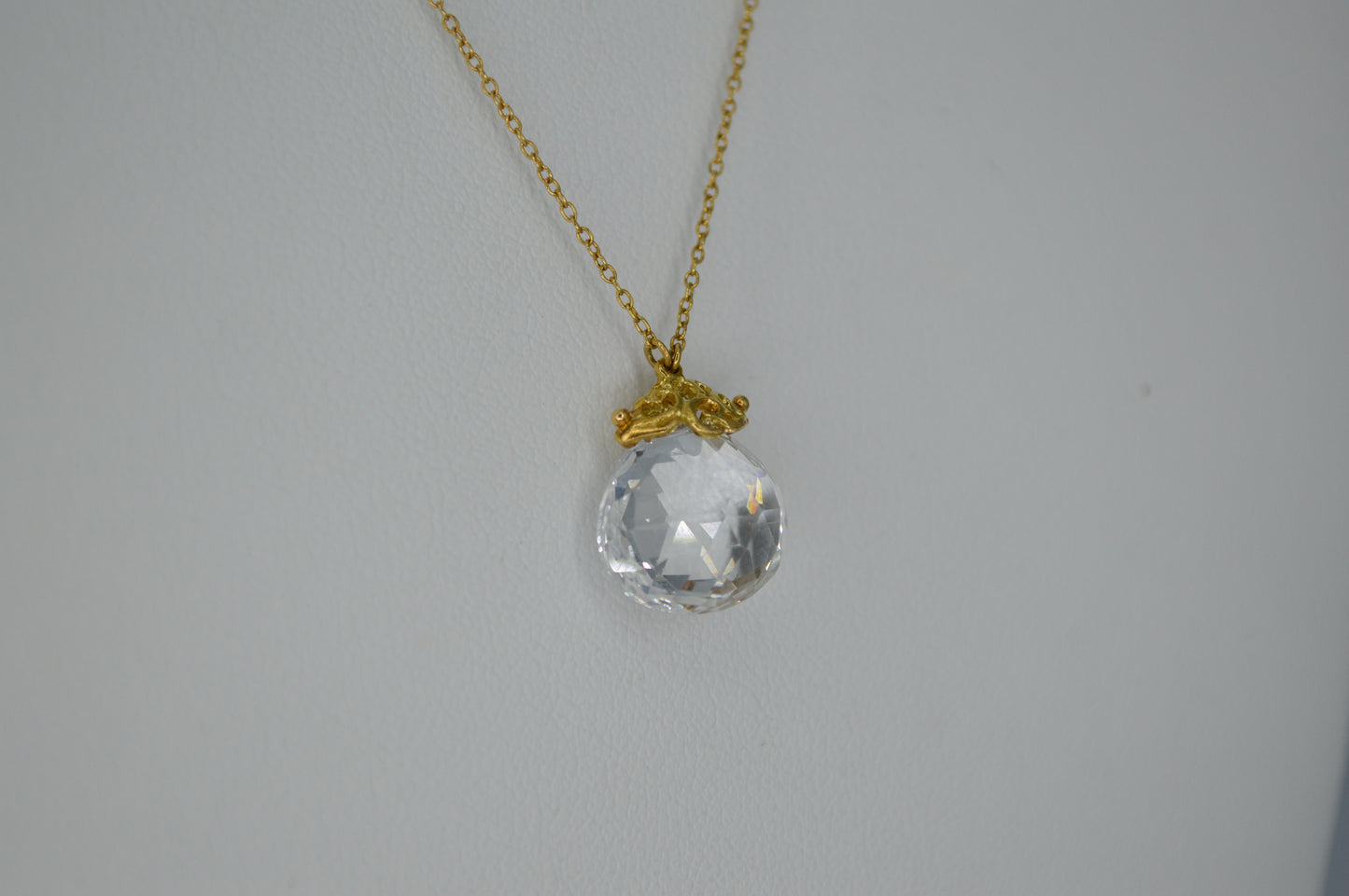Crystal Drop Necklace