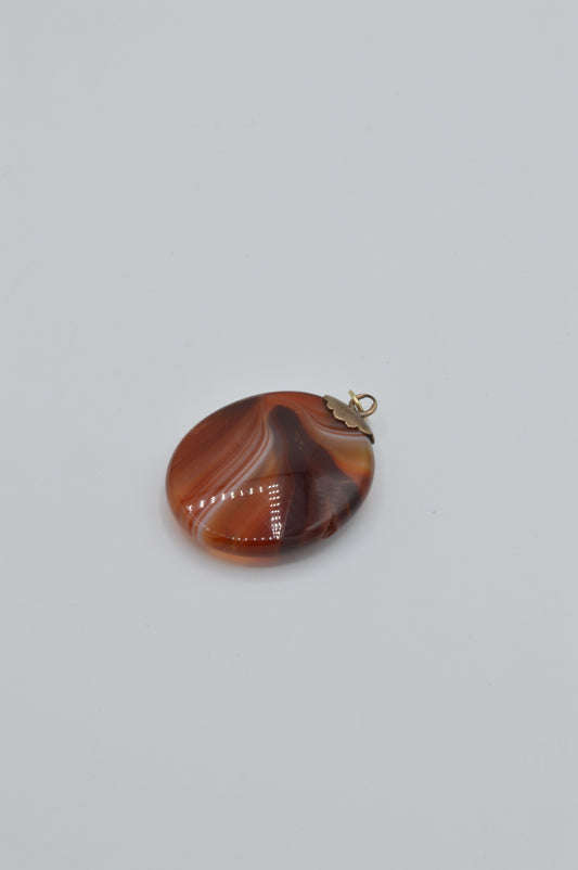 Large Red-Carnelian Chunk, Vintage GF