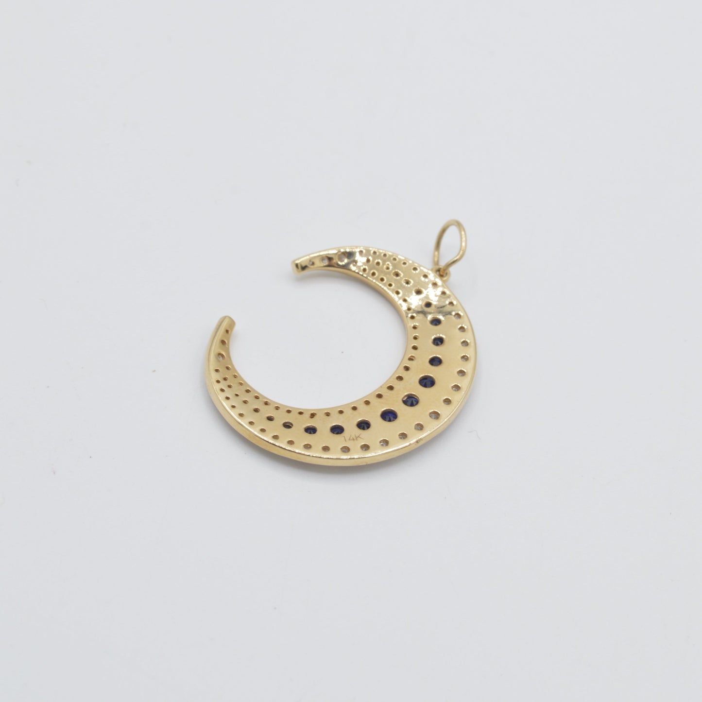 Sapphire Crescent Moon