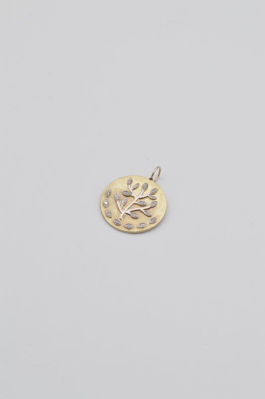 Tree of Life Charm, 14k