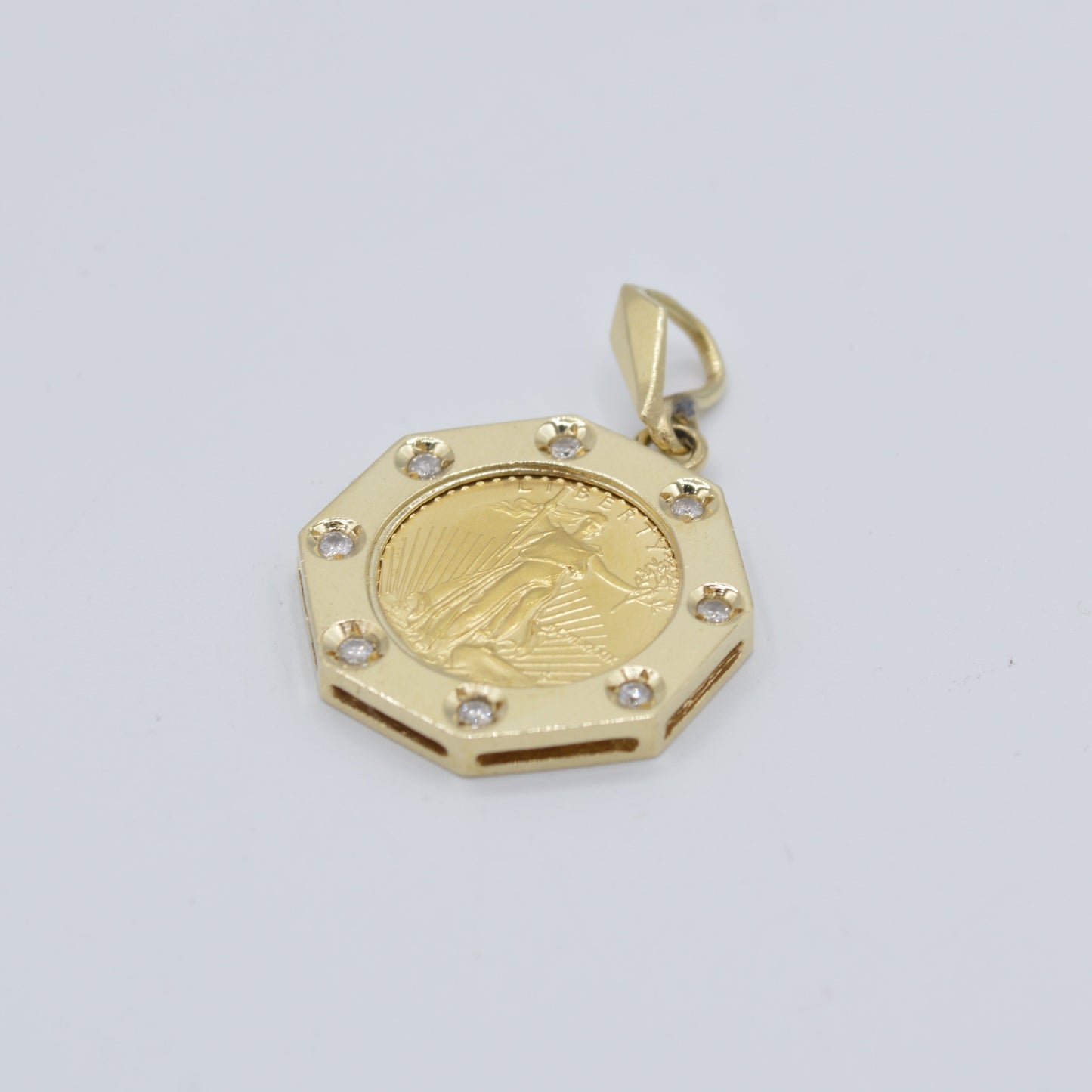 Lady Liberty Coin Pendant