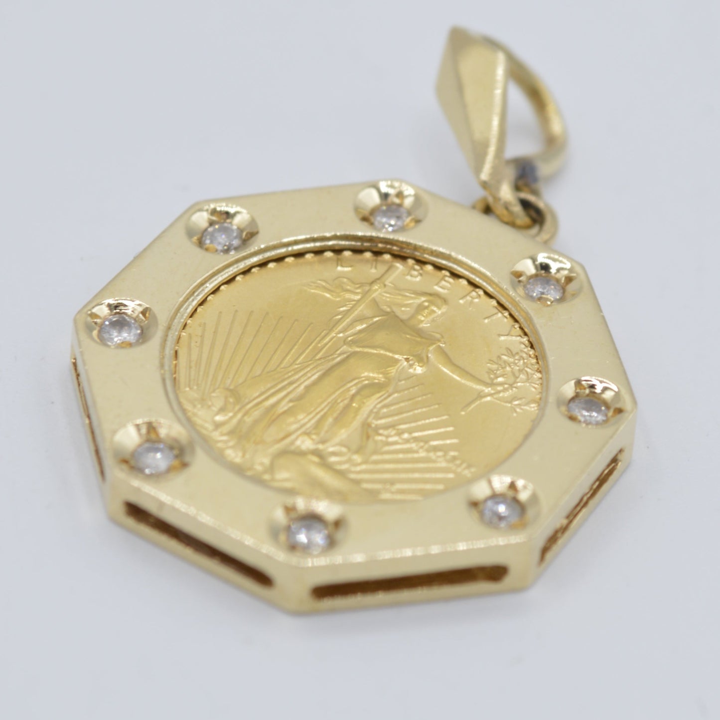 Lady Liberty Coin Pendant