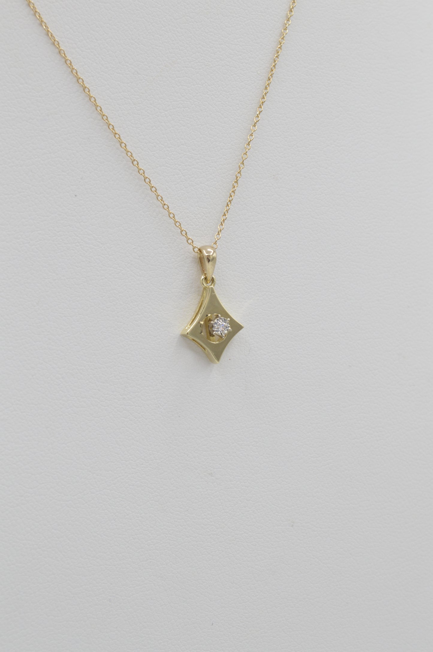 Morning Star Charm, 14k