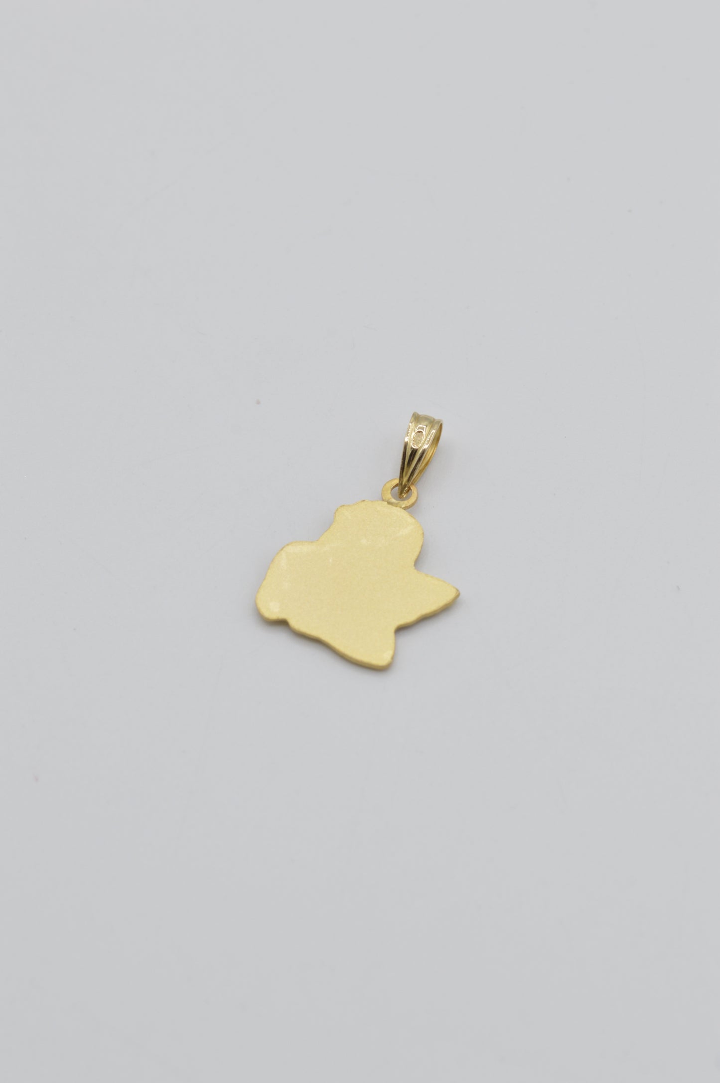 Brushed Angel Charm, 14k