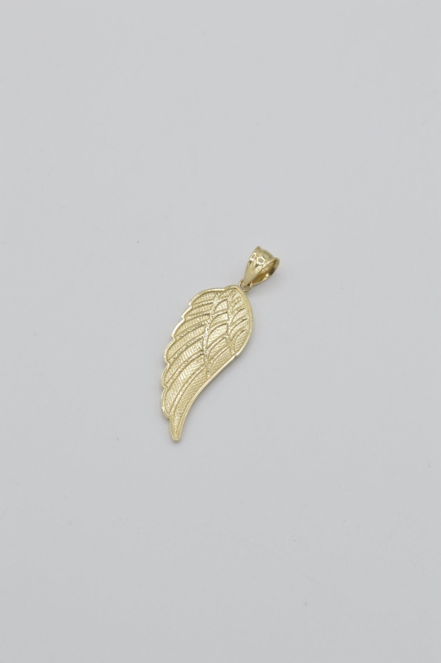 Angel Wing Pendant, 14k