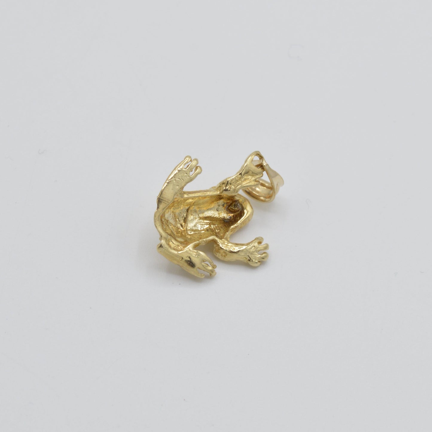 Frog Charm, 14k