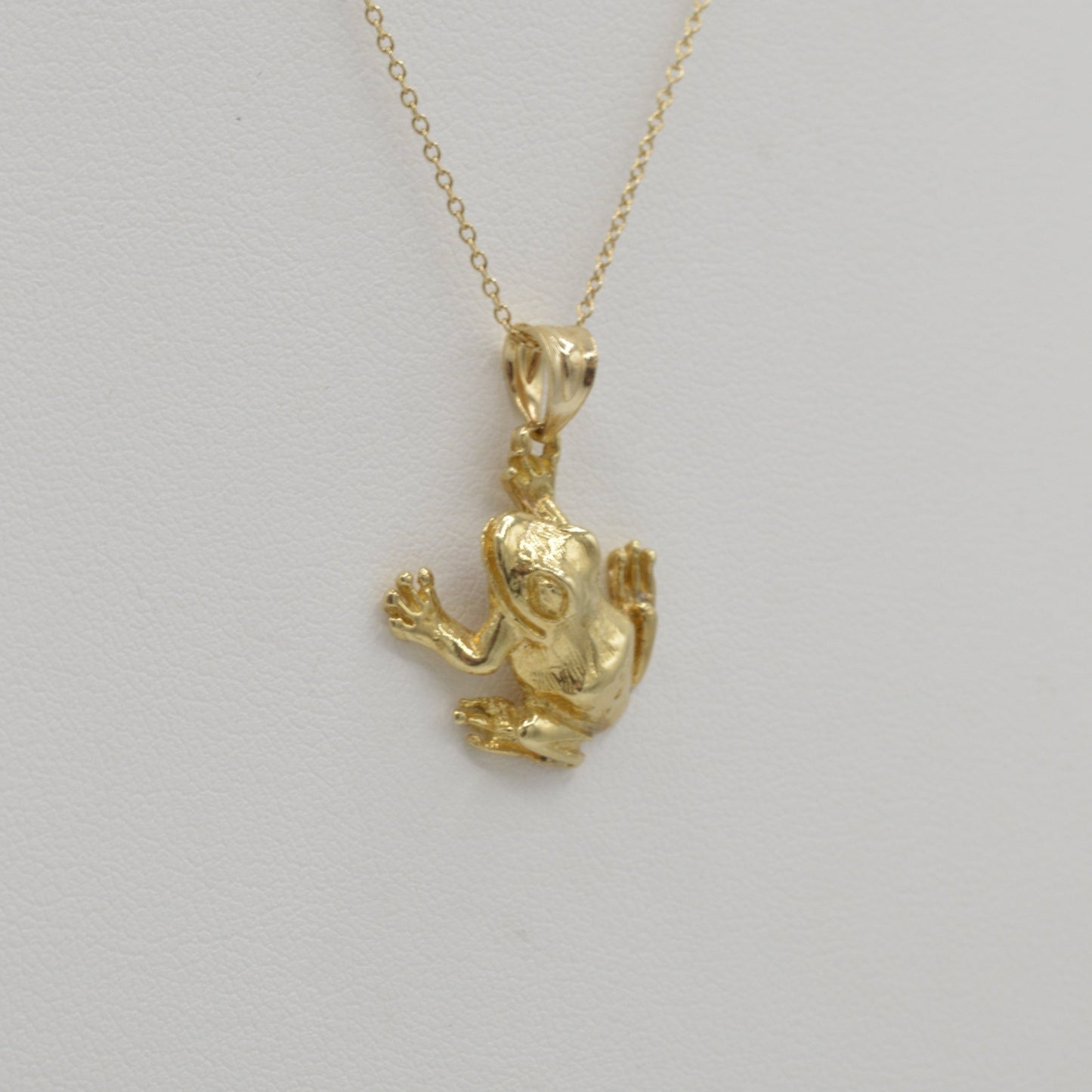 Frog Charm, 14k