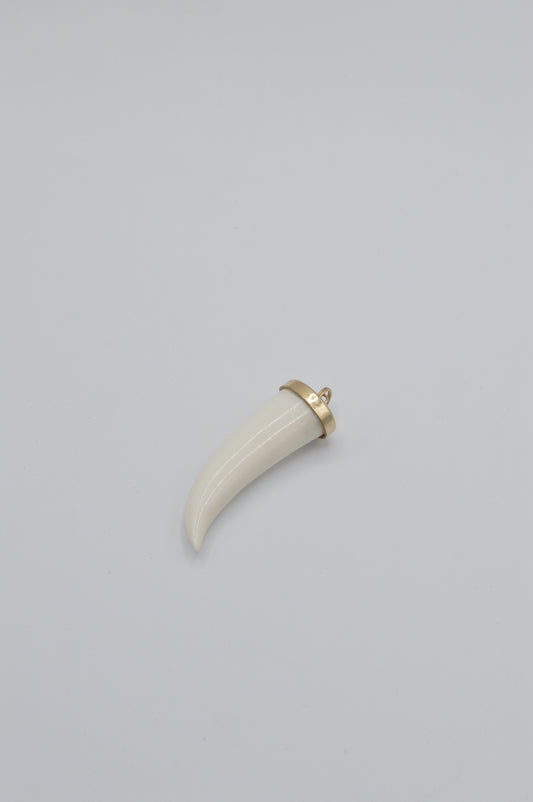 Tusk Pendent, 14k