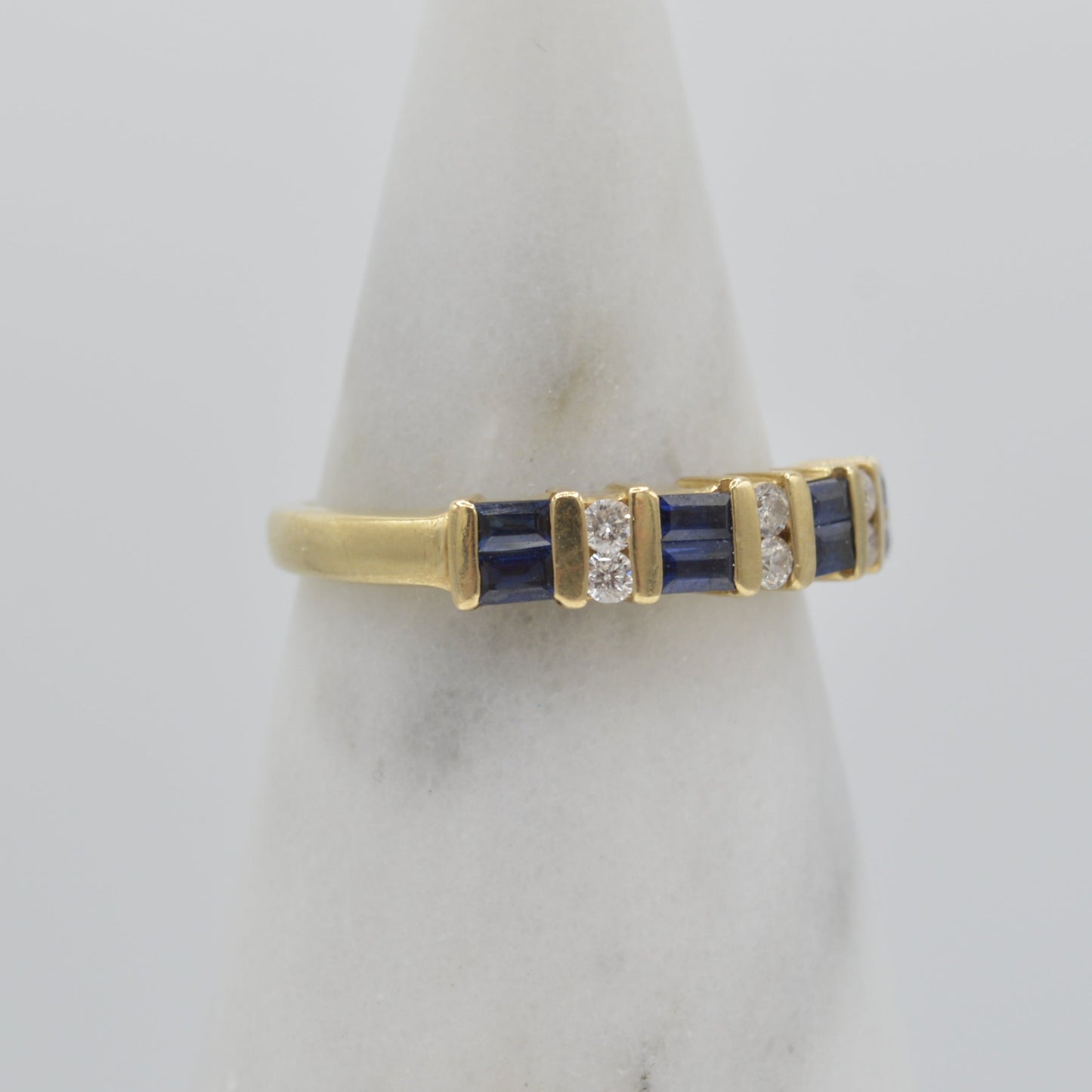 Sapphire Baguette Band