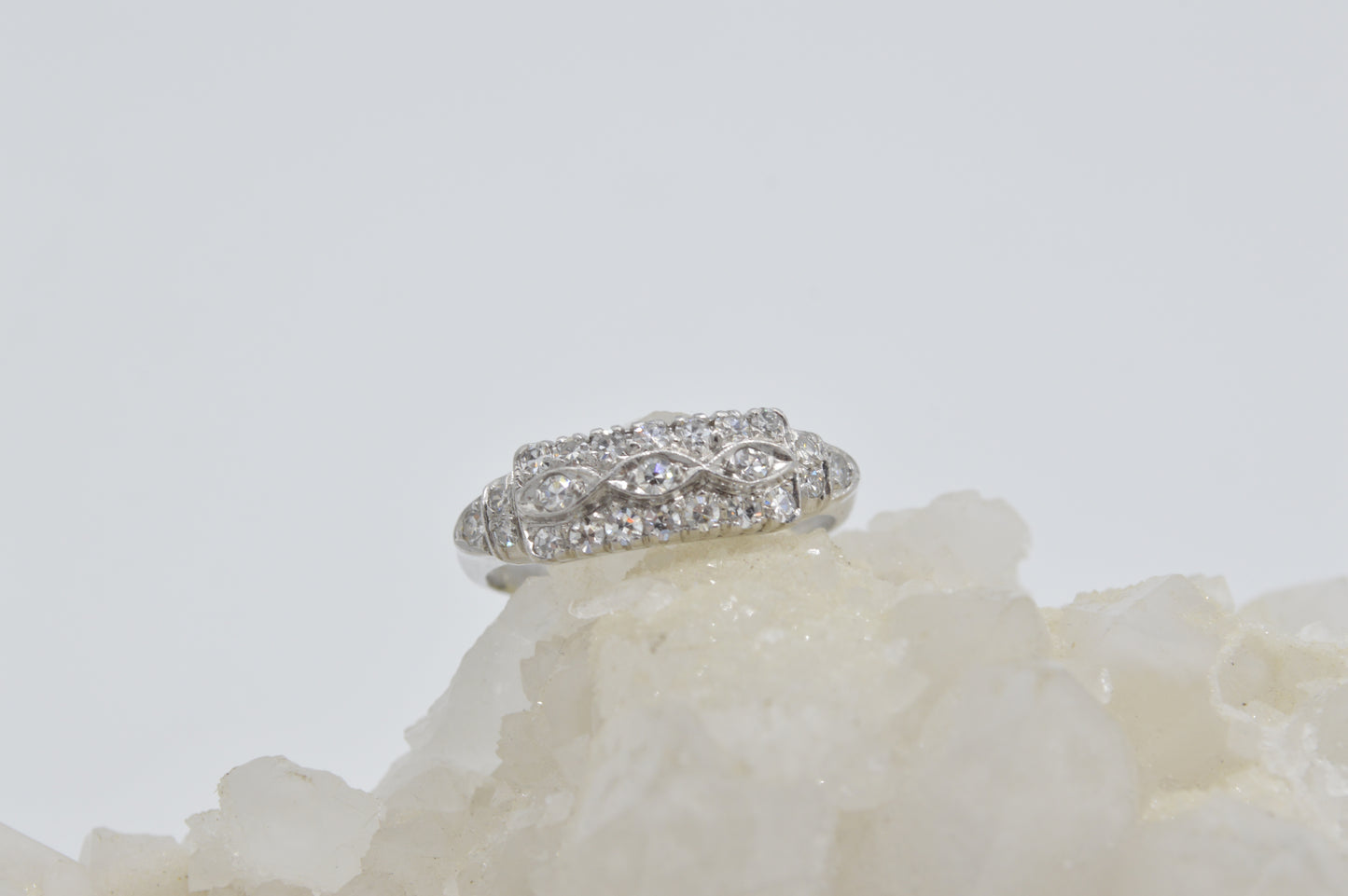 Platinum Deco Ring