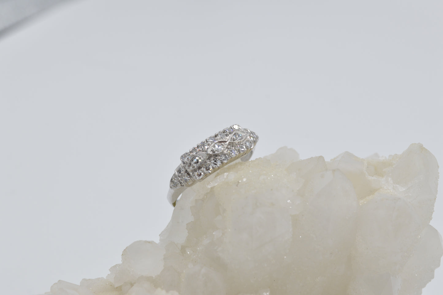Platinum Deco Ring