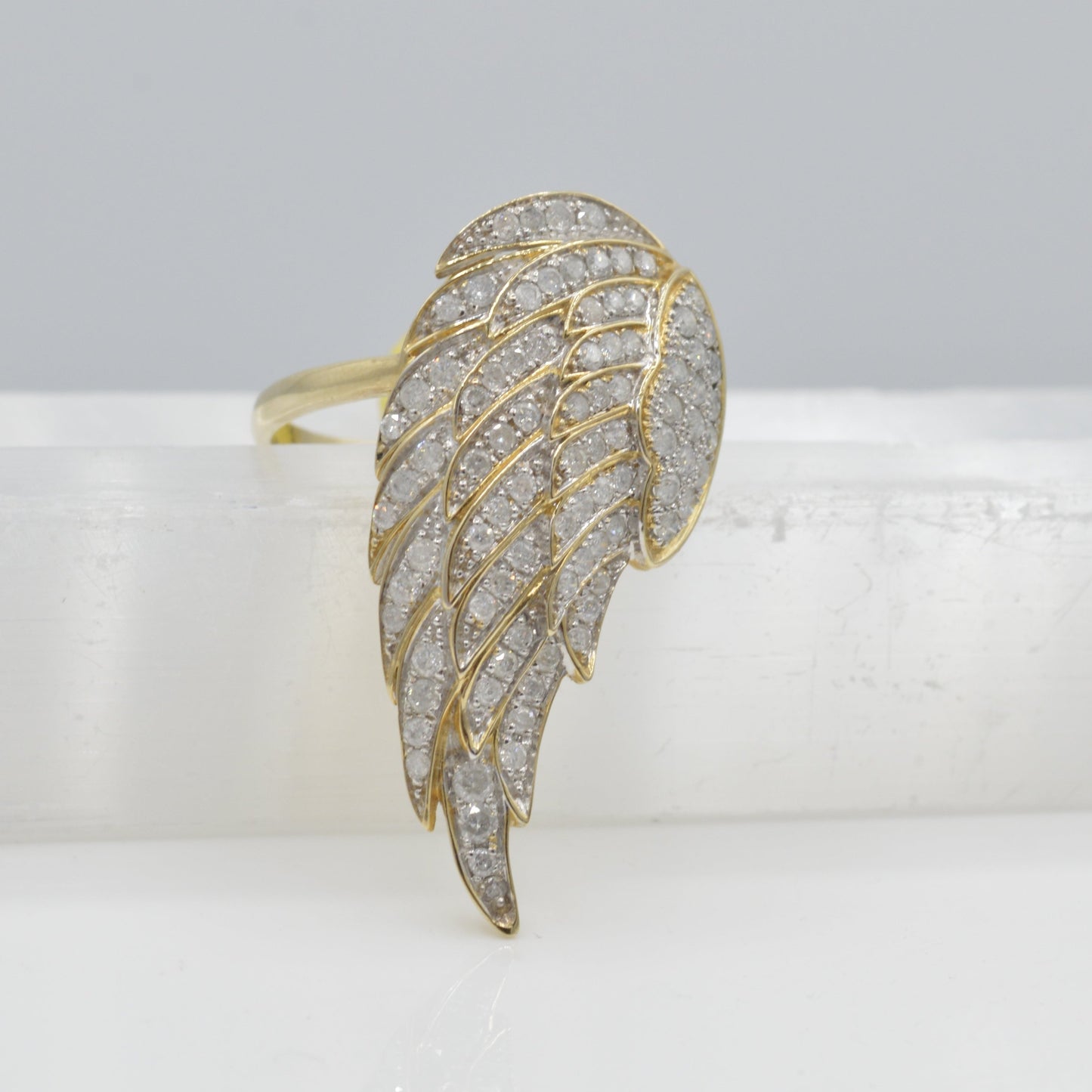 Diamond Wing Ring