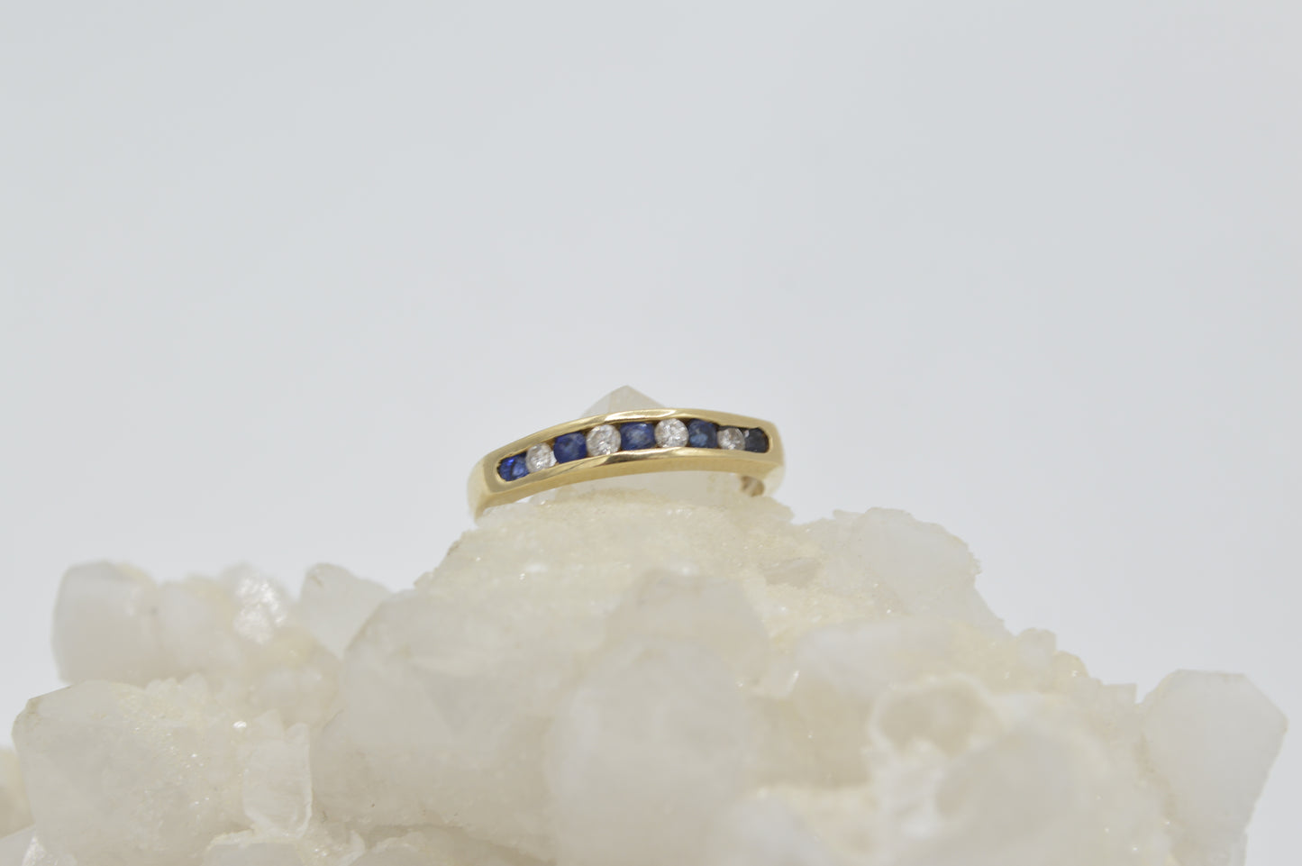 Sapphire Stacker, 14k