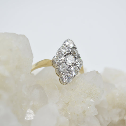 Diamond Eye Navette Ring