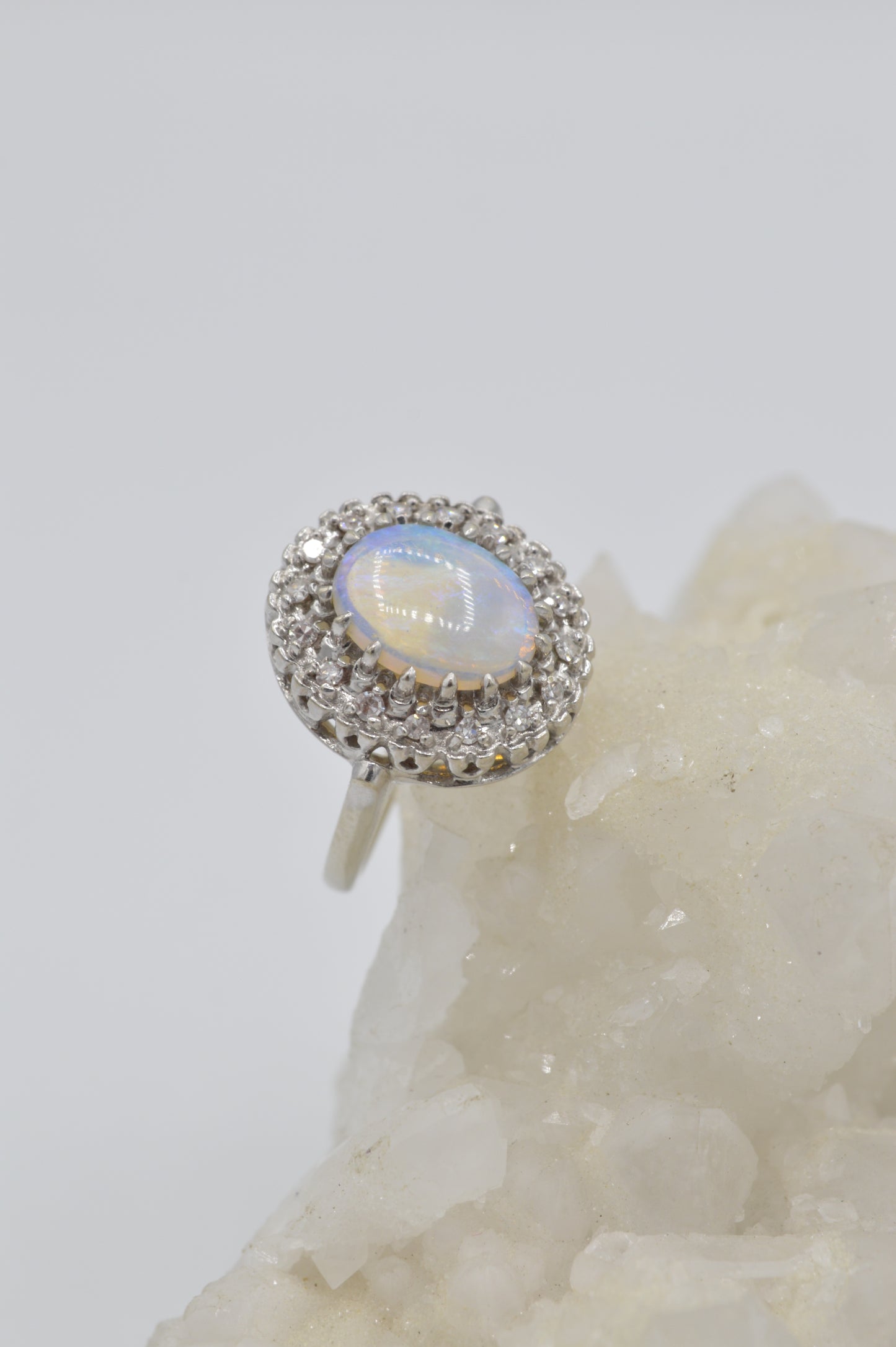 Sunrise Opal Ring, 14k