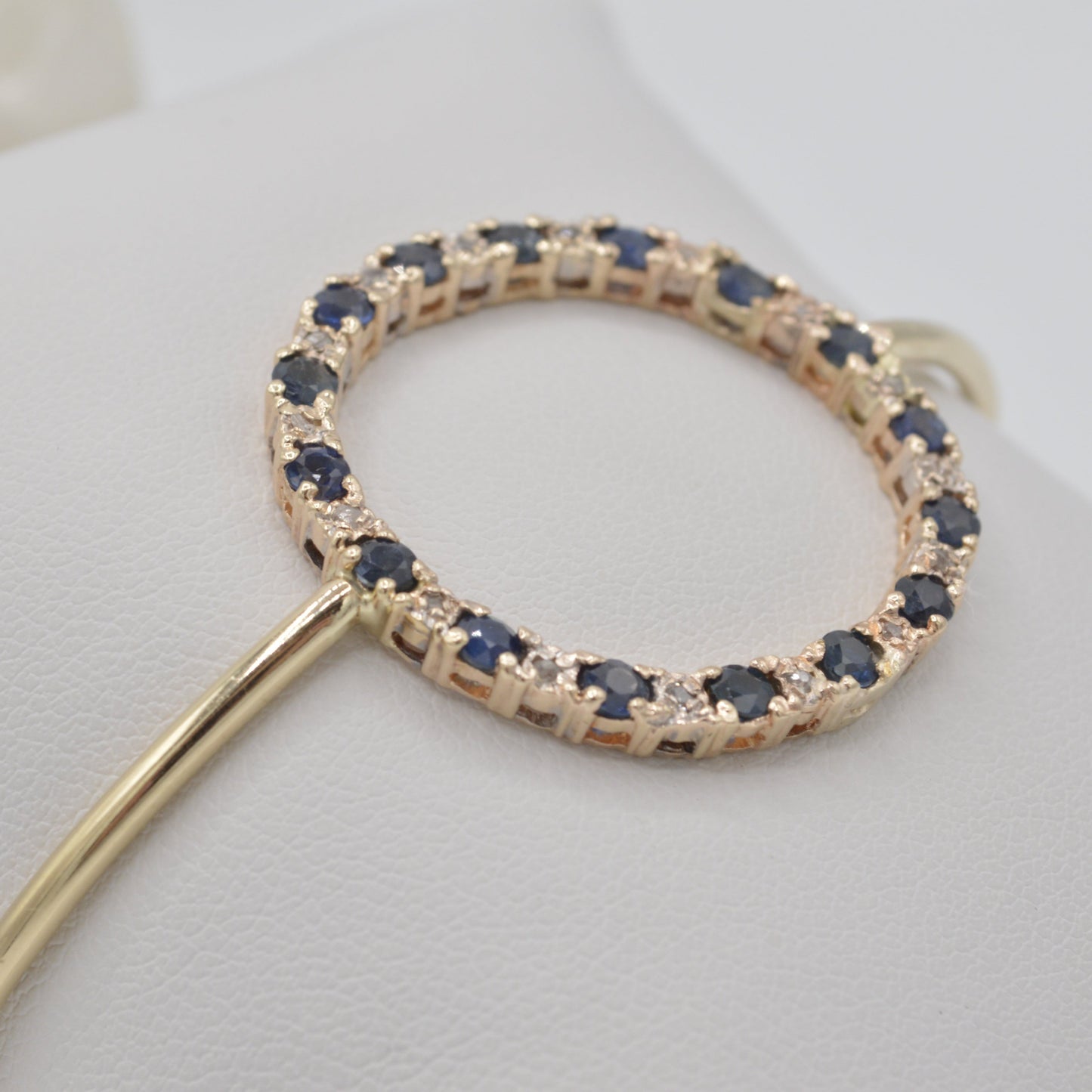 Sapphire Circle Cuff