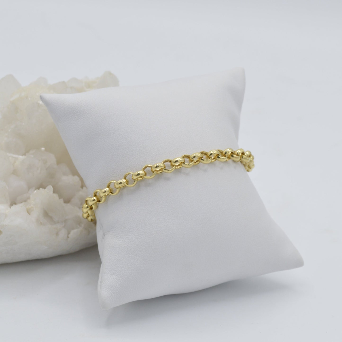 Classic Rolo Braclet, 14k