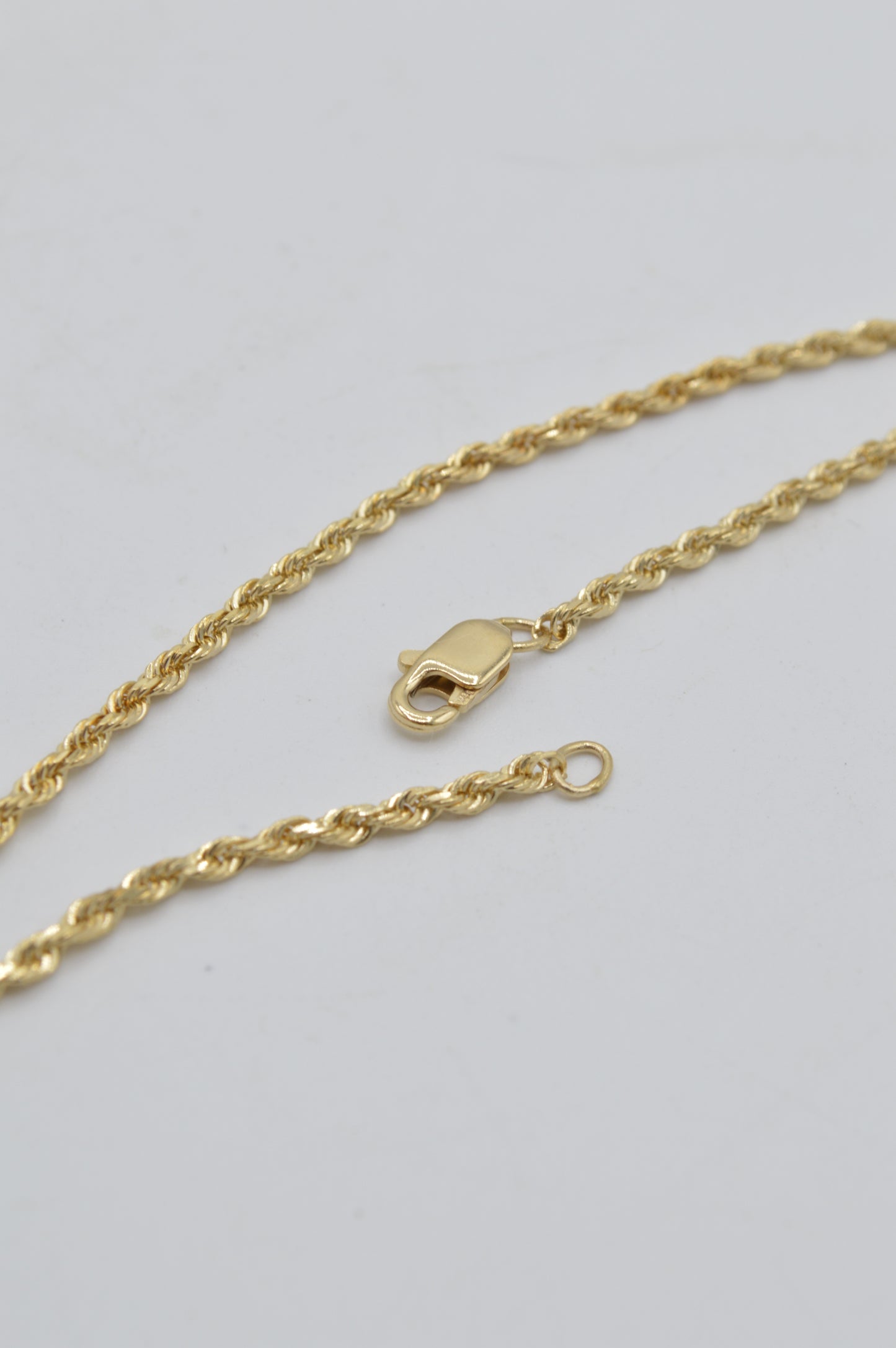 Dainty Rope Bracelet, 14k