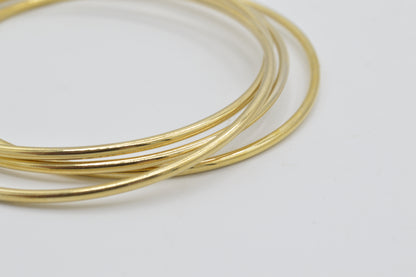 14k Solid Bangle