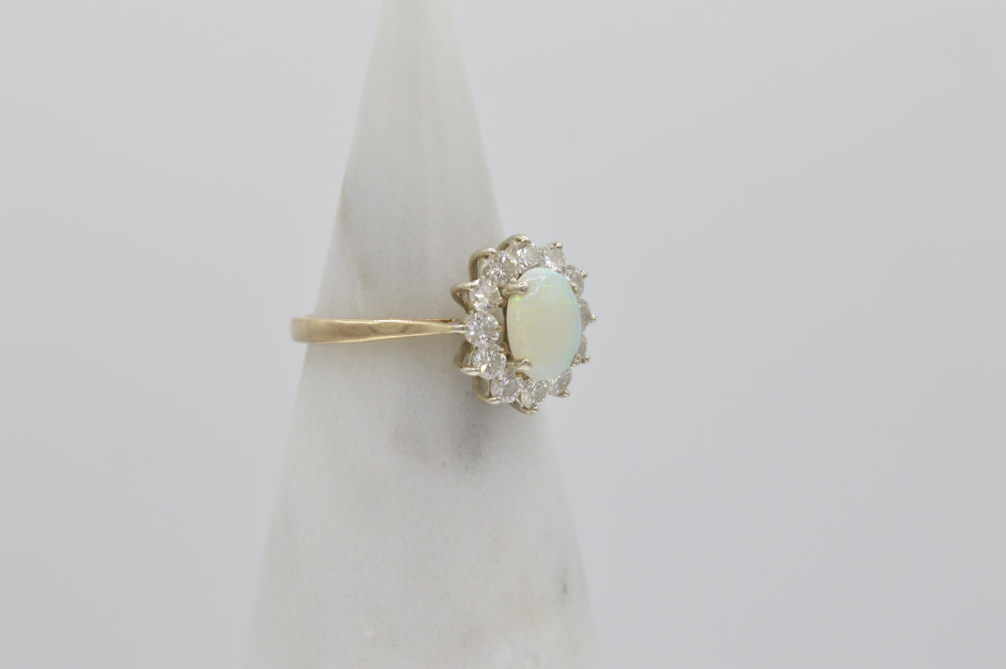 Halo Opal Ring