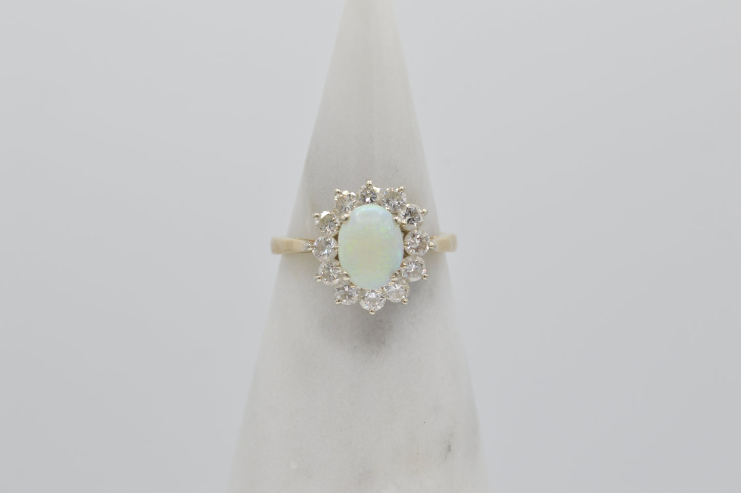 Halo Opal Ring