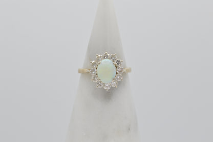 Halo Opal Ring