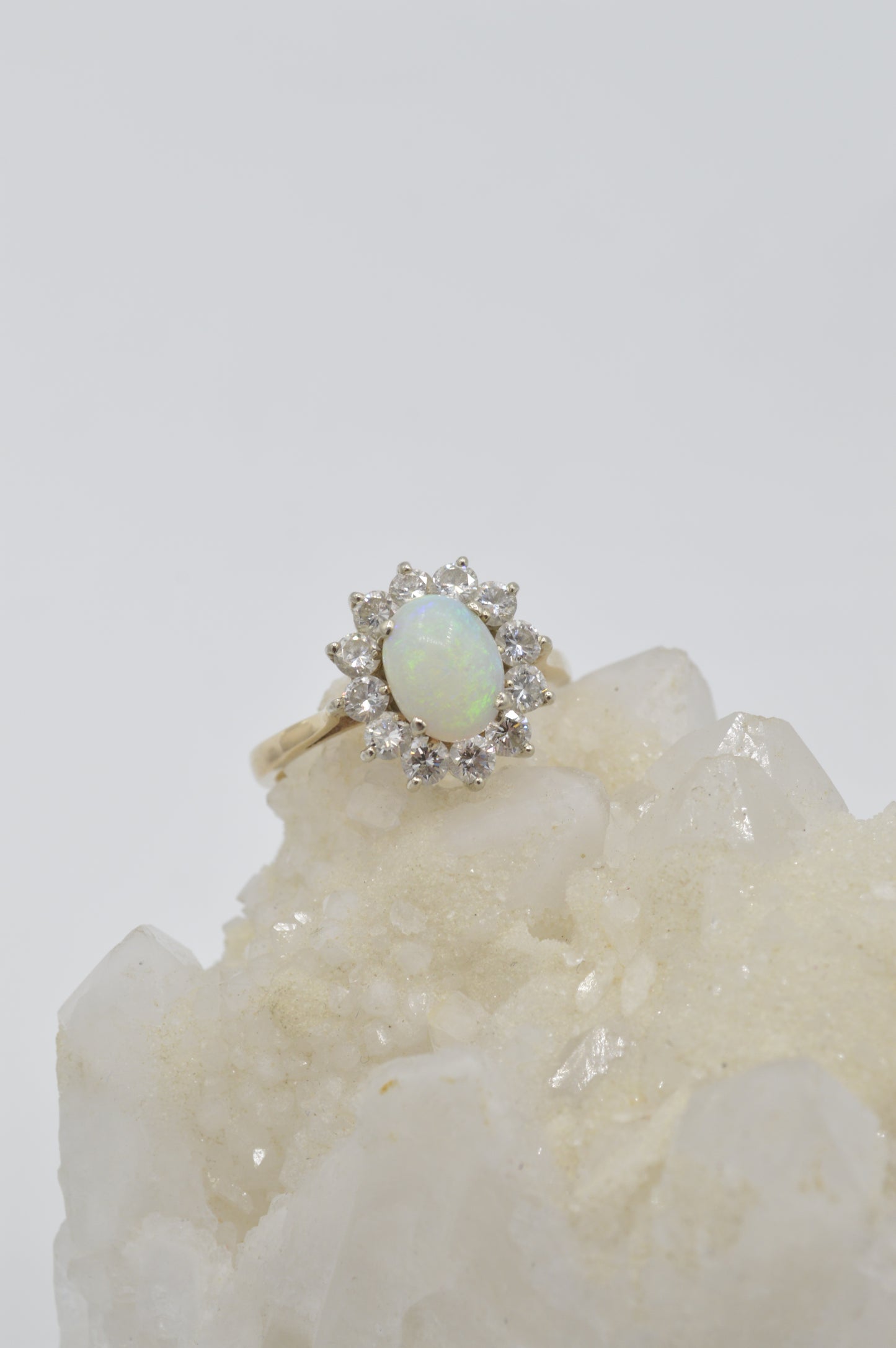 Halo Opal Ring