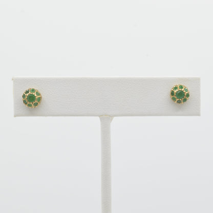 Antique Emerald Studs