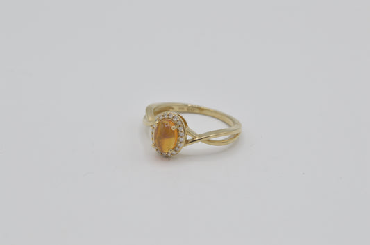 Opal Aura Ring, 10k