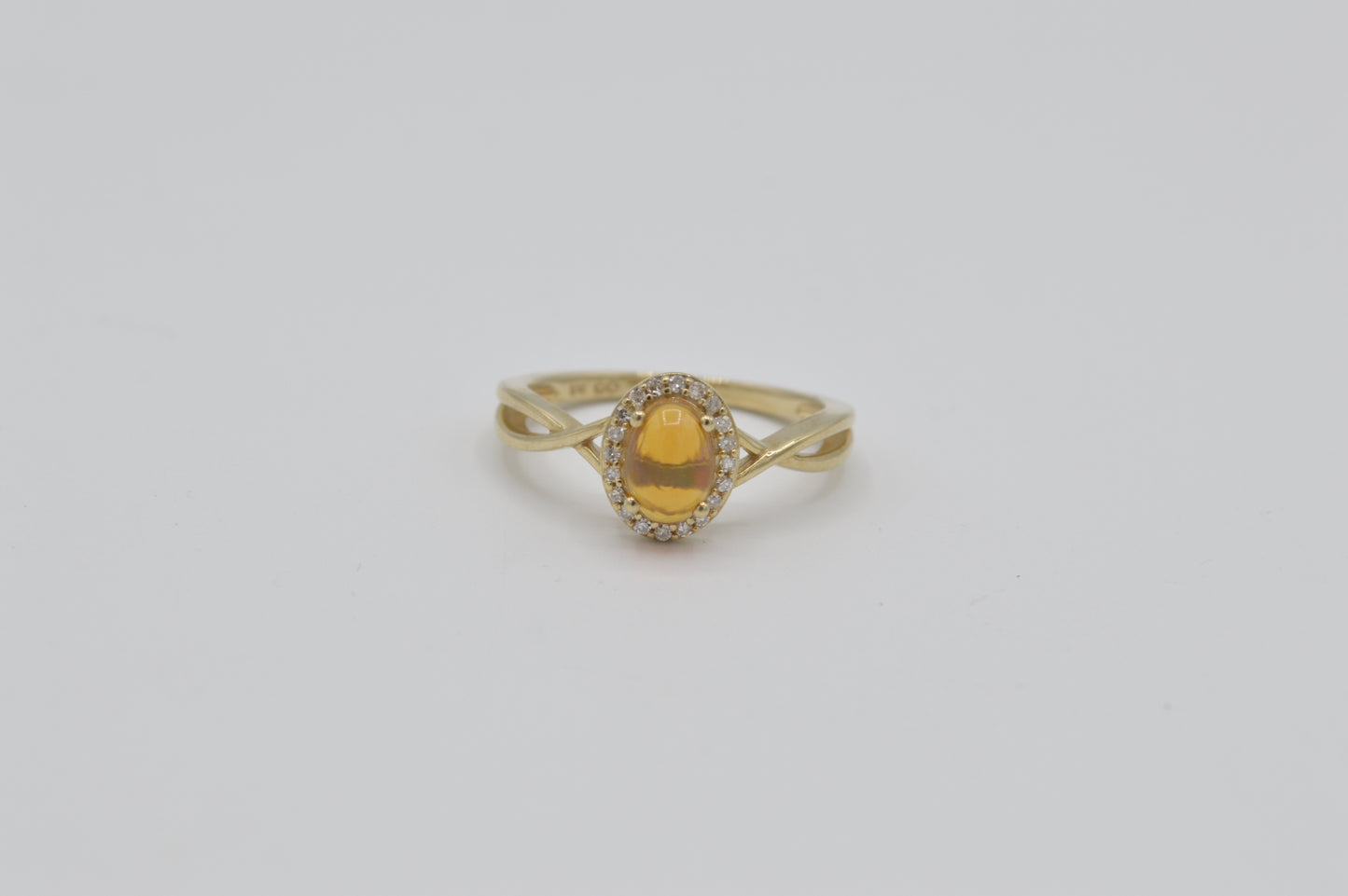 Opal Aura Ring, 10k