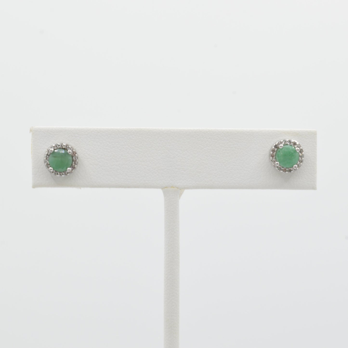 Diamond & Emerald Studs