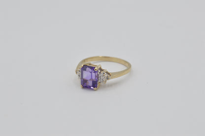 Purple Rain Ring, 14k