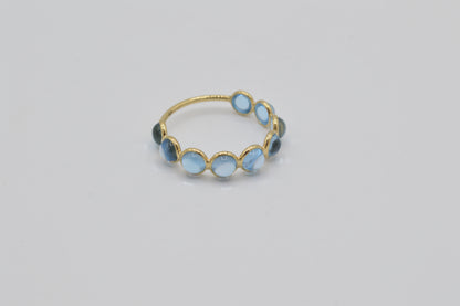 Raindrop Ring, 18k