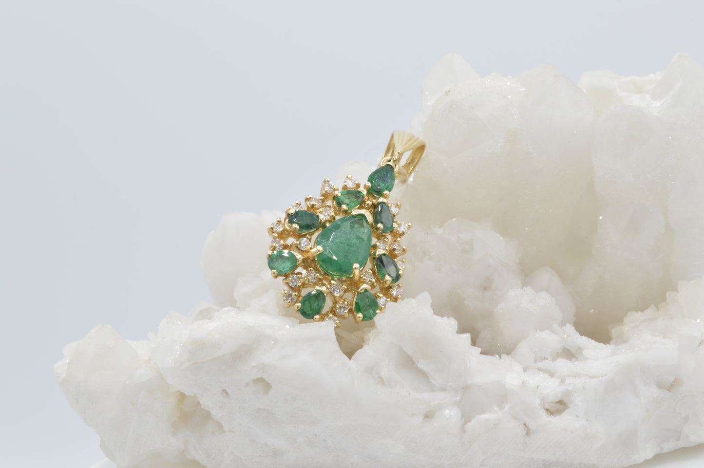 Emerald & Diamond Pendant