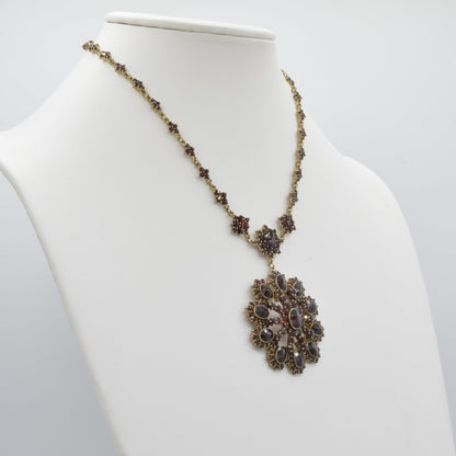 Vintage Garnet Necklace