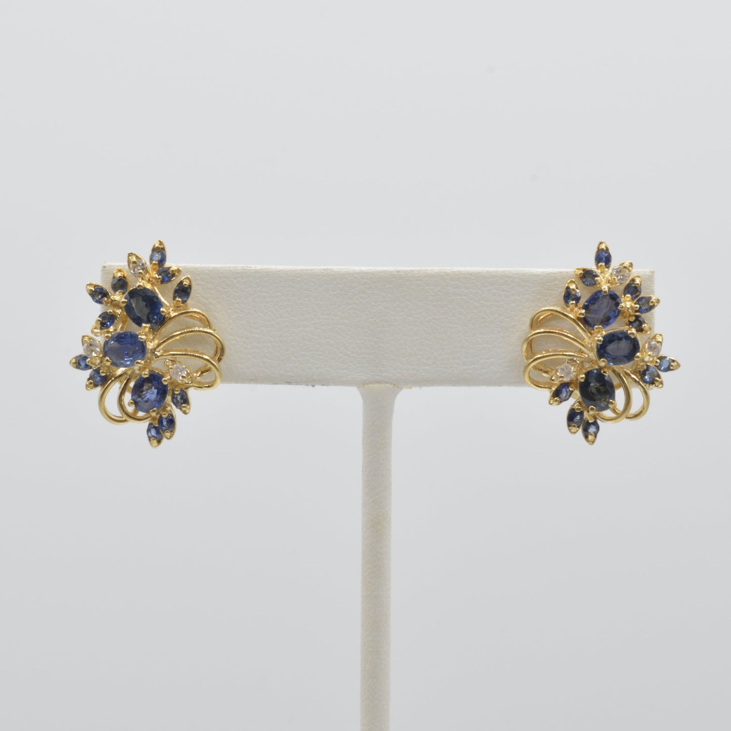 Sapphire Spark Earrings