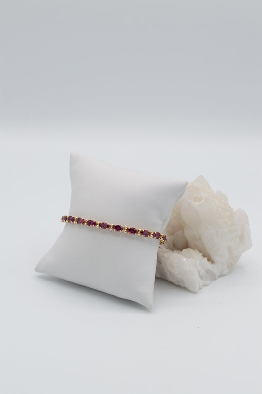 Pink Tourmaline Bracelet