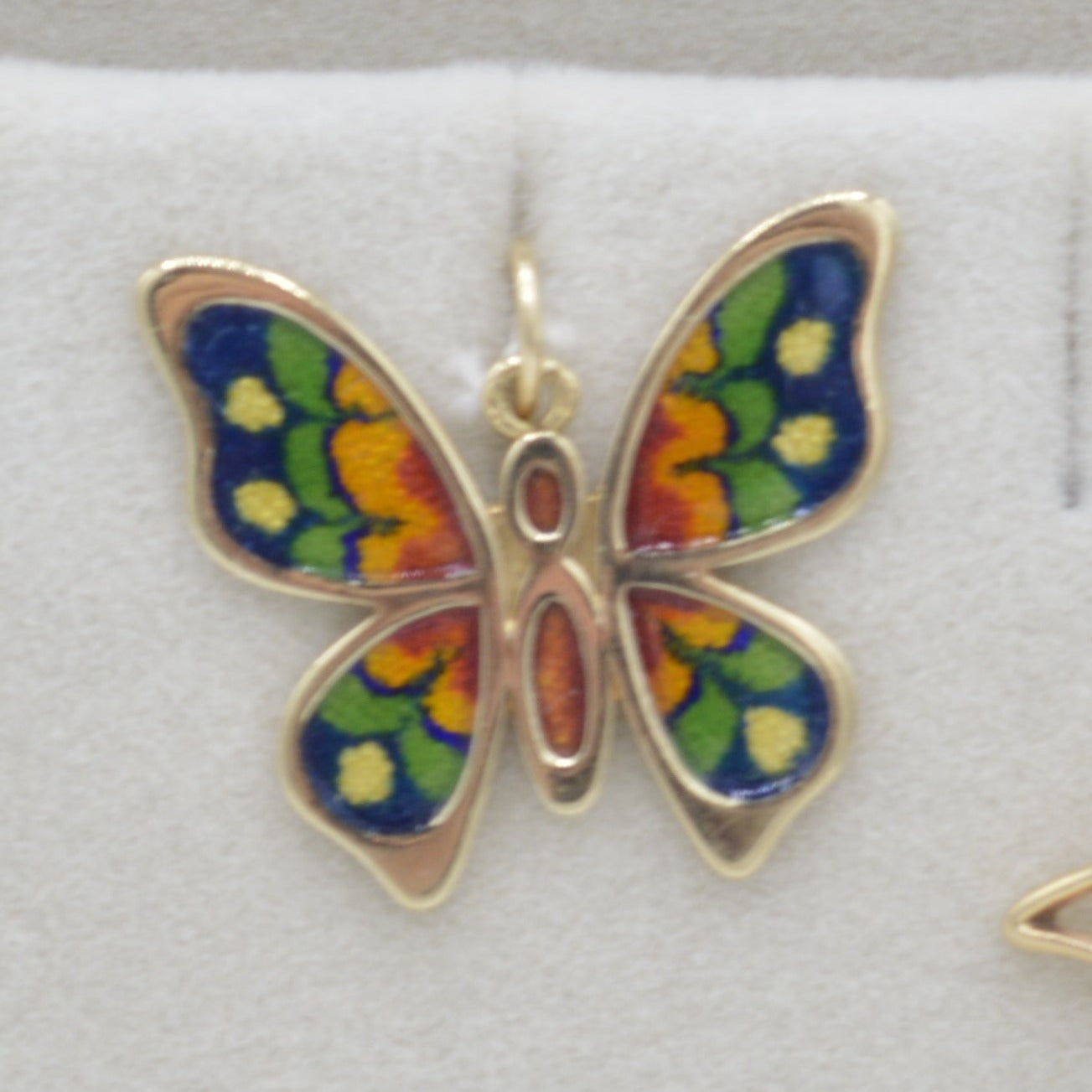 Rainbow Butterfly Pendant