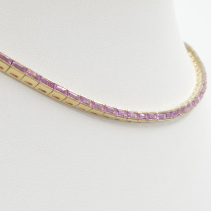 Pink Pink Sapphire Collar