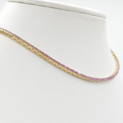 Pink Pink Sapphire Collar