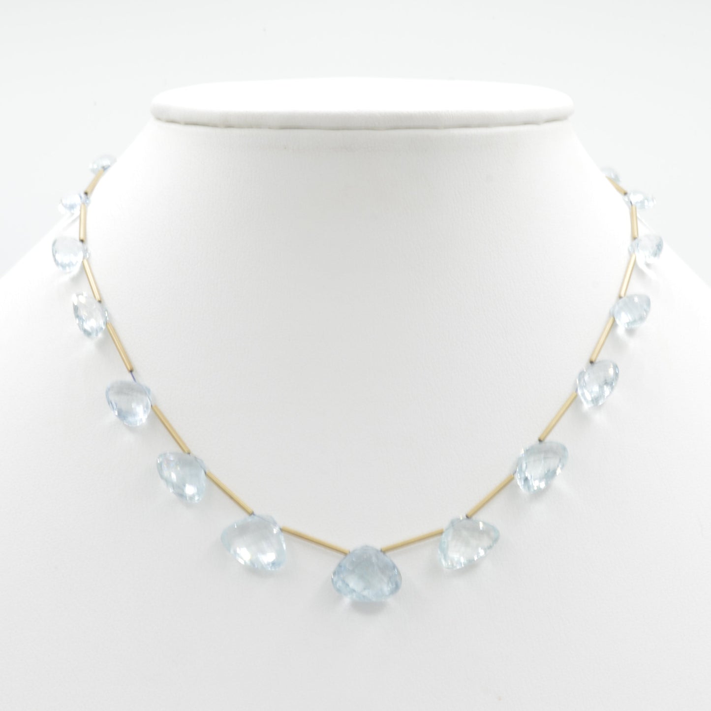 Dripping Aquamarine Necklace