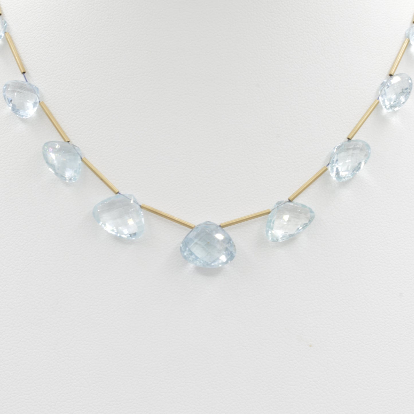 Dripping Aquamarine Necklace