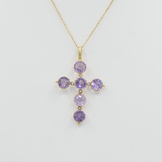 Large Amethyst Cross