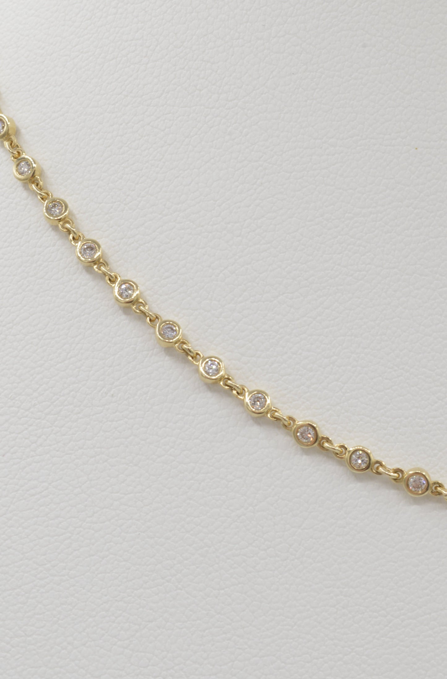 Diamond Bezel Necklace