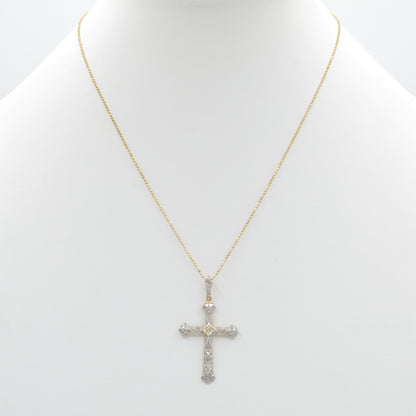 White Gold Cross